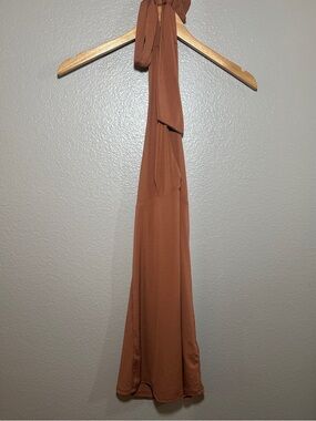 Abercrombie & Fitch Cowl Back Halter Mini Dress